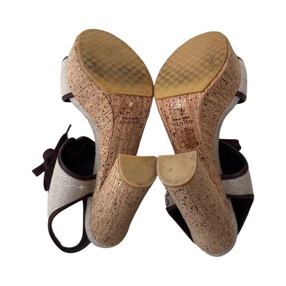 Gucci cruise edition cork heels size 40 - Picture 4 of 8